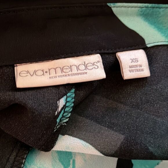 Eva Mendes long maxi floral chiffon dress XS - Picture 7 of 7